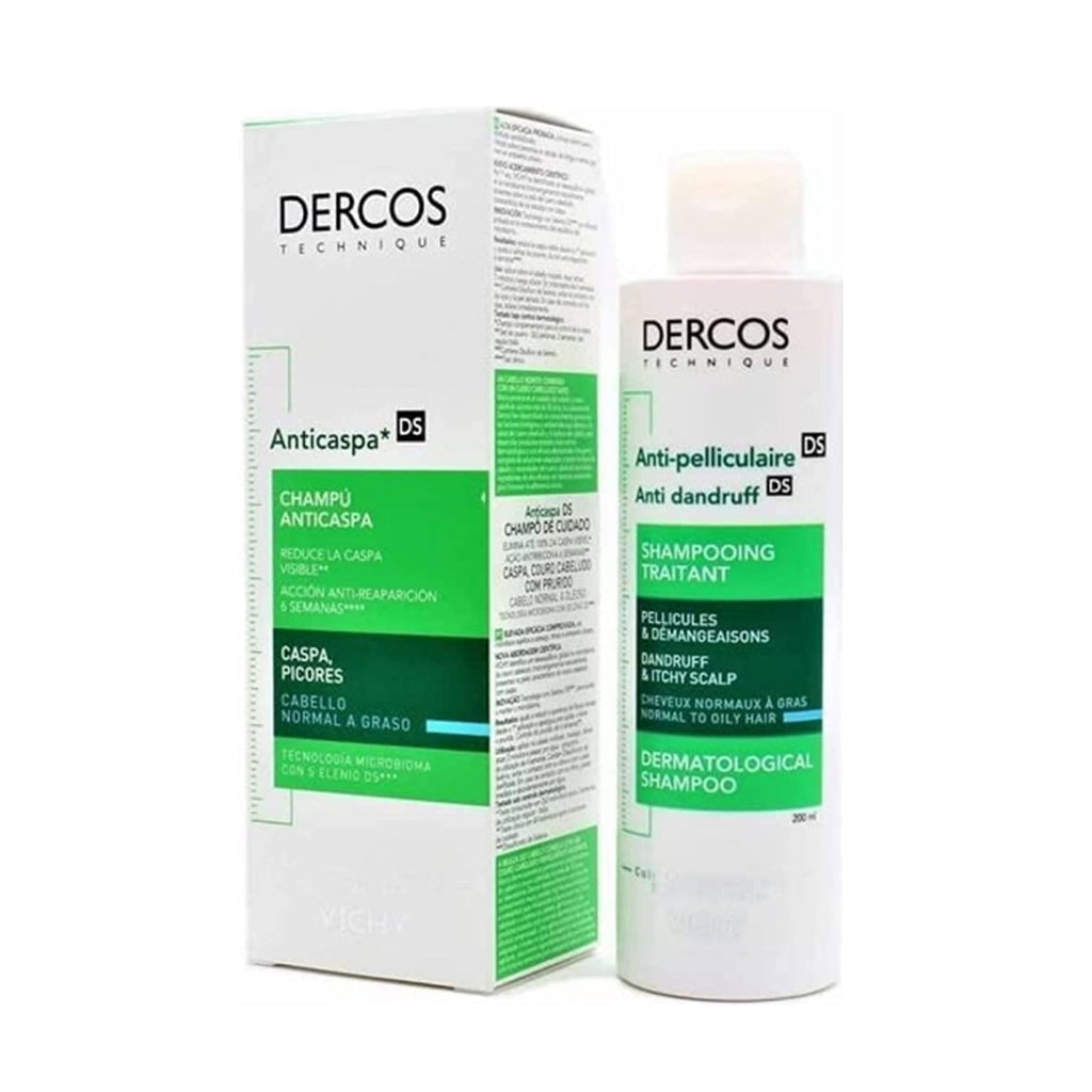 Vichy Dercos Anti-Dandruff Shampoo for Oily & Normal Hair 200ml
