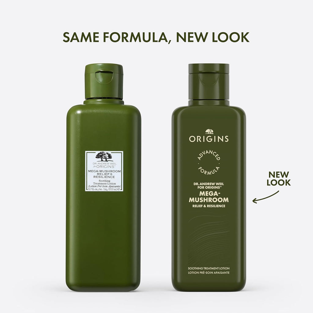 Origins Mega Mushroom Soothing Treatment Lotion | Great for Sensitive Skin | With Reishi Mushroom - 200ml