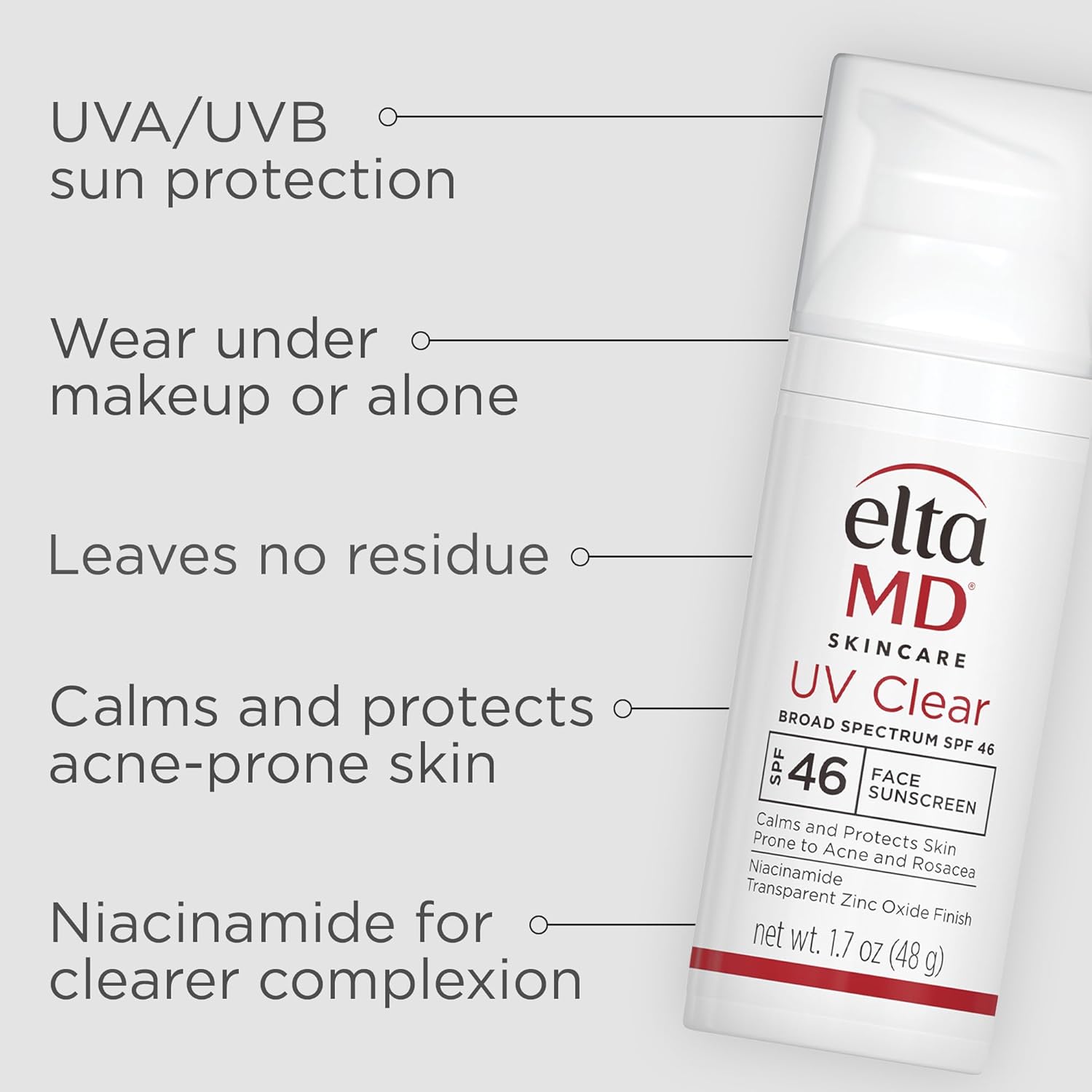 EltaMD UV Clear 1.7 OZ Broad-Spectrum SPF 46
