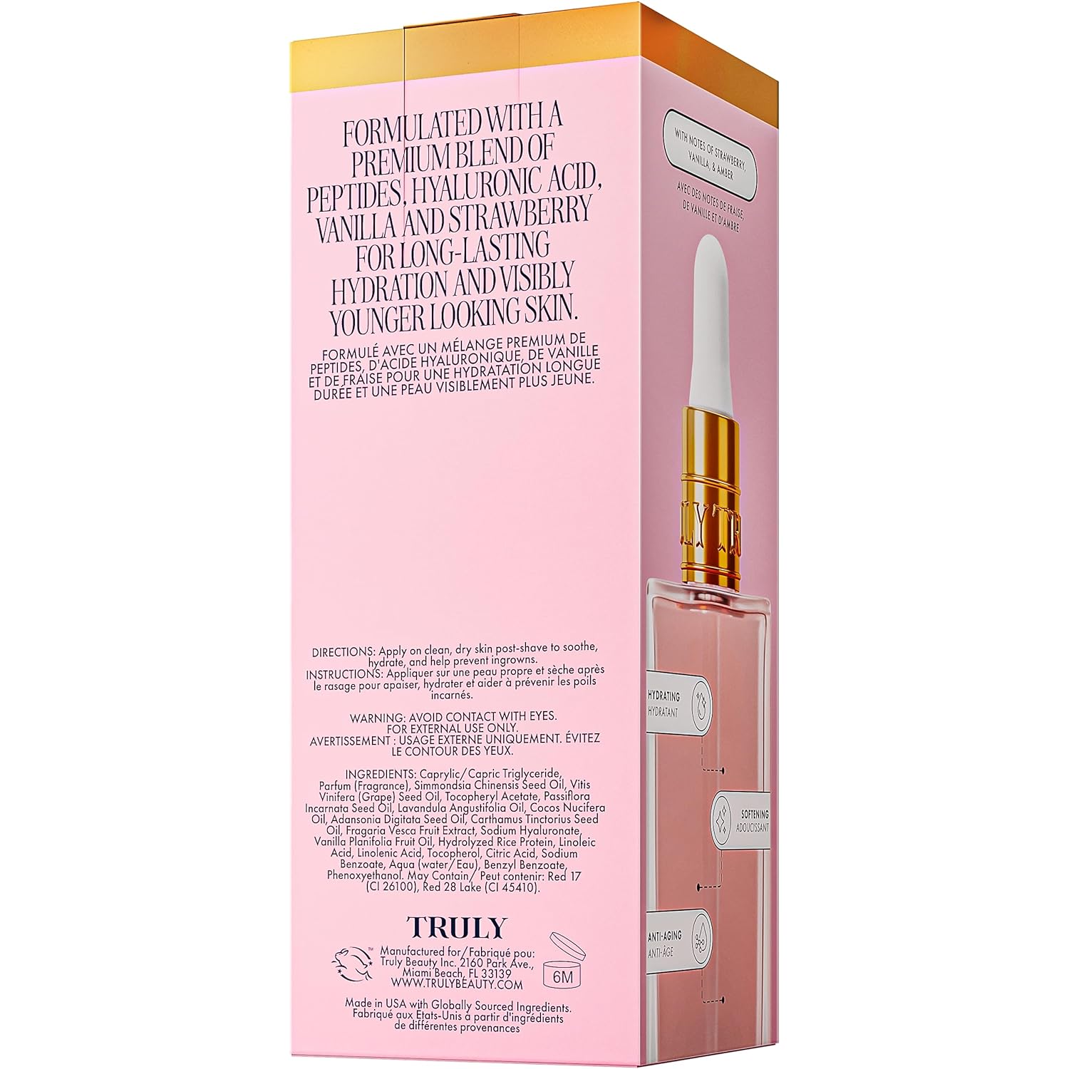 Truly Luxury After Shave Oil | Soothing & Hydrating Treatment to Prevent Ingrown Hair For Smooth, Irritation-Free Skin for Daily Use - 90ml/3.1fl.oz