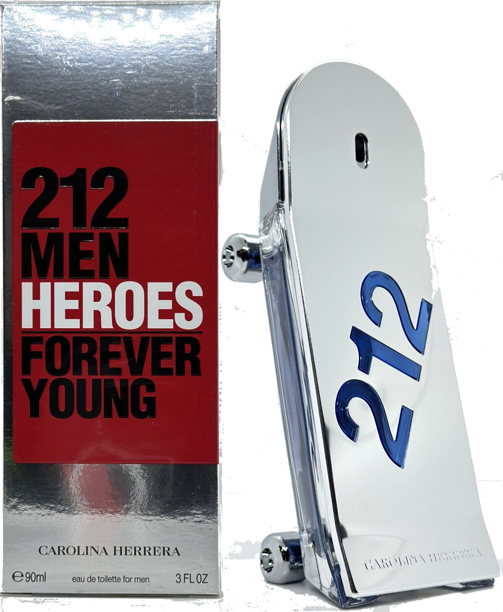 Carolina Herrera 212 Heroes Forever Young | Eau de Parfum Spray | Size: 3 FL OZ / 90 ml