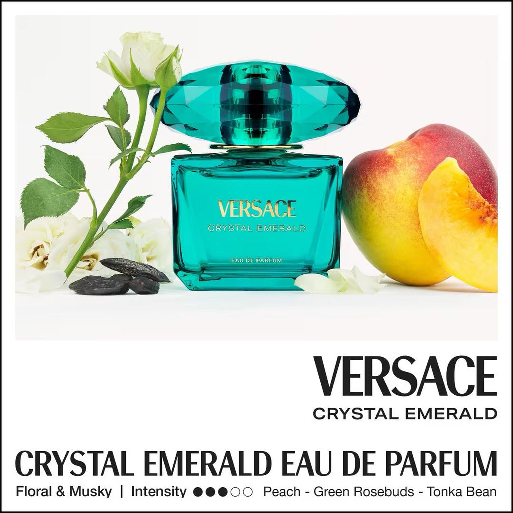 Versace Crystal Emerald Eau de Parfum 3.0 oz