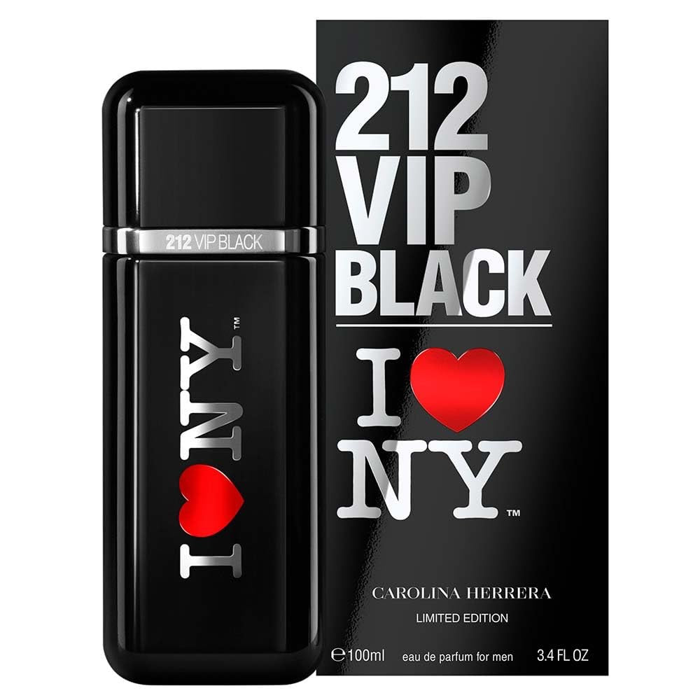Carolina Herrera 212 Vip Black I Love NY Eau de Parfum Spray 3.4 oz