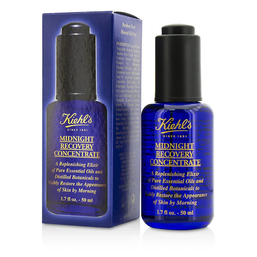 Kiehl’s Midnight Recovery Concentrate for Unisex | 1.7 fl oz / 50 ml