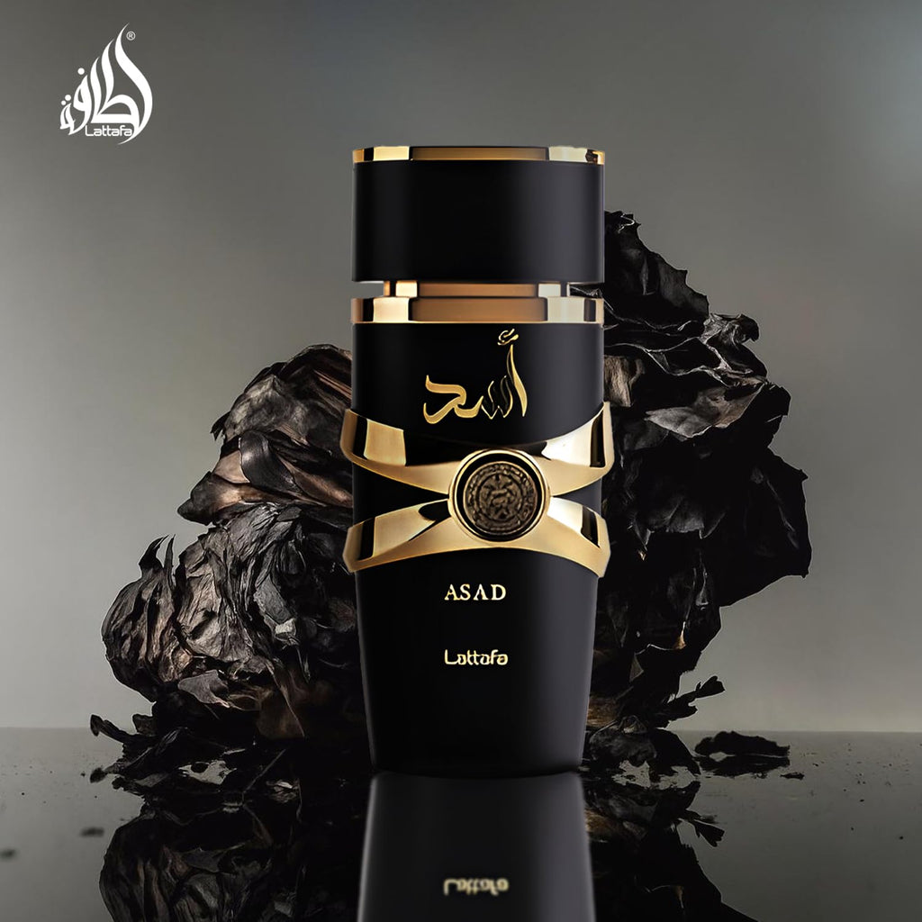 Lattafa Perfumes Asad for Unisex Eau de Parfum Spray, 3.4 Ounce/100ml
