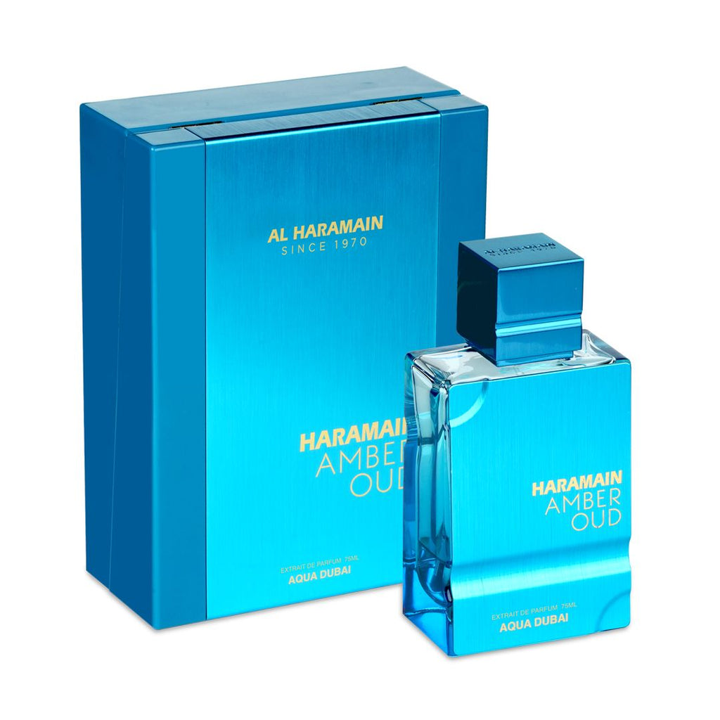 Al Haramain Amber Oud - Aqua Dubai - Cologne for Men and Women - Bergamot, Amber, Musk Fragrances - Long Lasting Perfume for Men and Women - 75ml/100ml