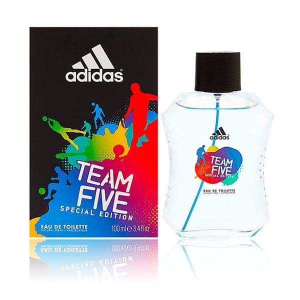 Adidas Team Five Perfume/Cologne For Men Eau de Toilette Spray 3.4 Oz Edt