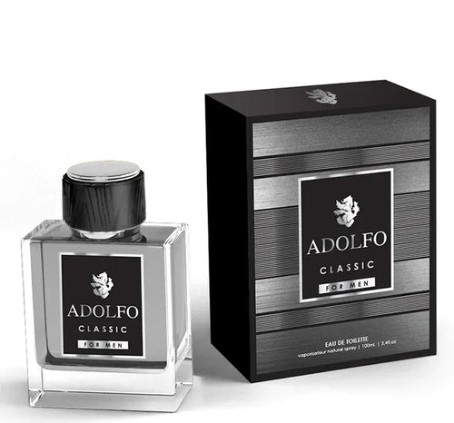 Adolfo Classic For Men Men’s Perfume/Cologne For Men Eau de Toilette 3.4 Oz Edt