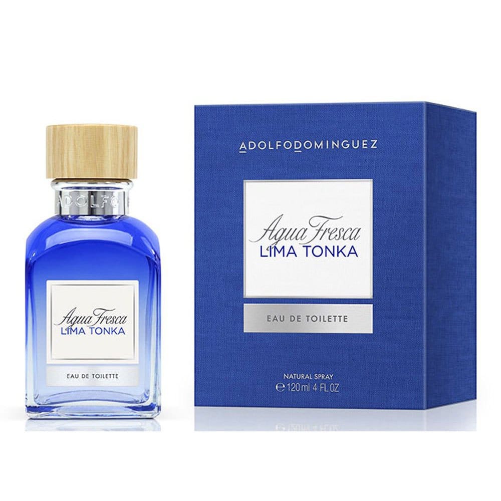 Adolfo Dominguez  Agua Fresca Lima Tonka For Men/Cologne For Men Eau de Toilette 4.0 Oz Edt
