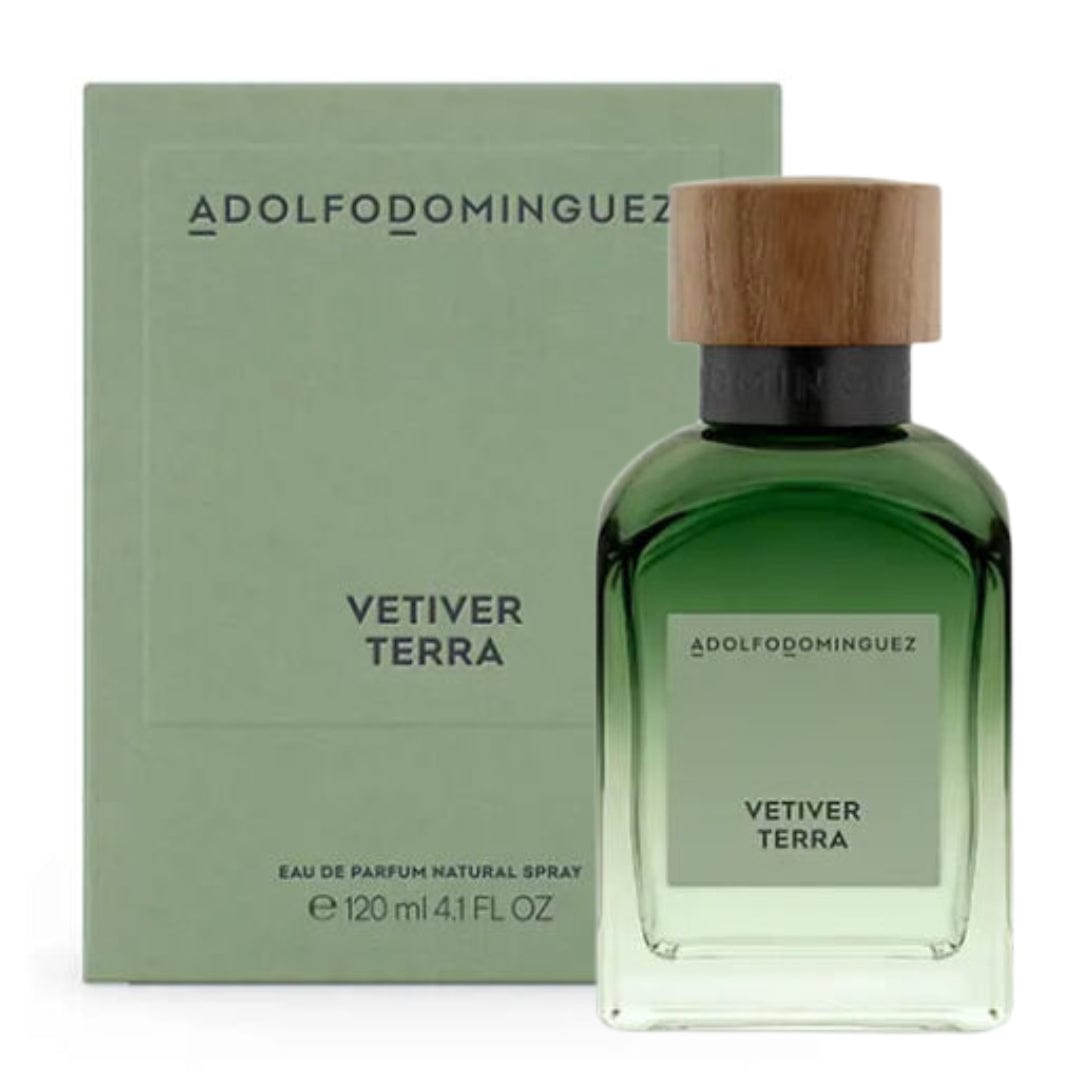 Adolfo Dominguez Vetiver Terra Men’s Perfume/Cologne For Men Eau de Parfum 4.1 oz / Gift Set 4.1 oz Edp