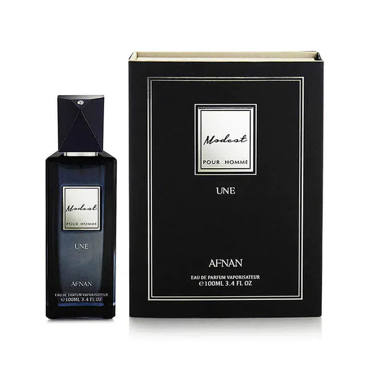 Afnan Modest Une For Men/Cologne For Men Eau de Parfum 3.4 Oz Edp