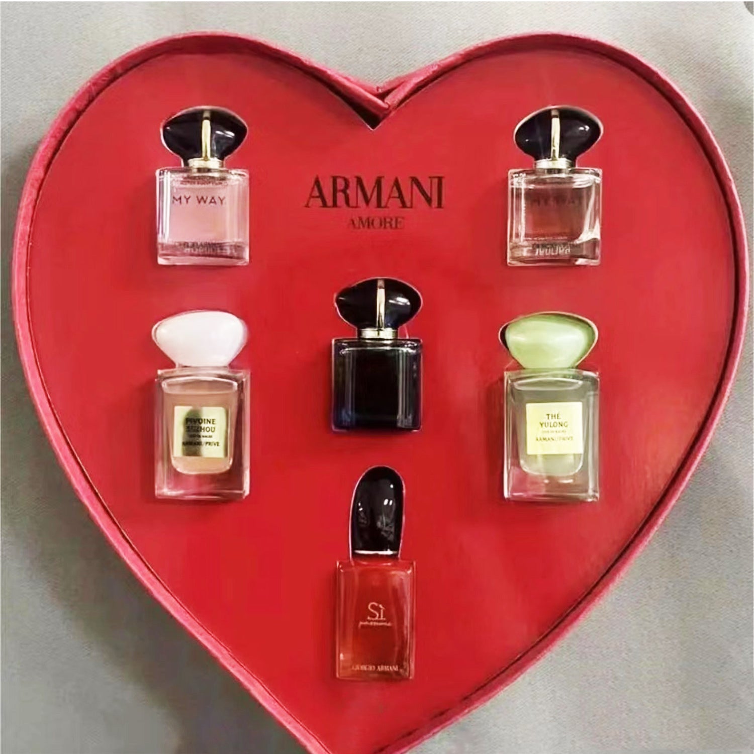 Giorgio Armani Miniature Fragrance Gift Set 6x7ml