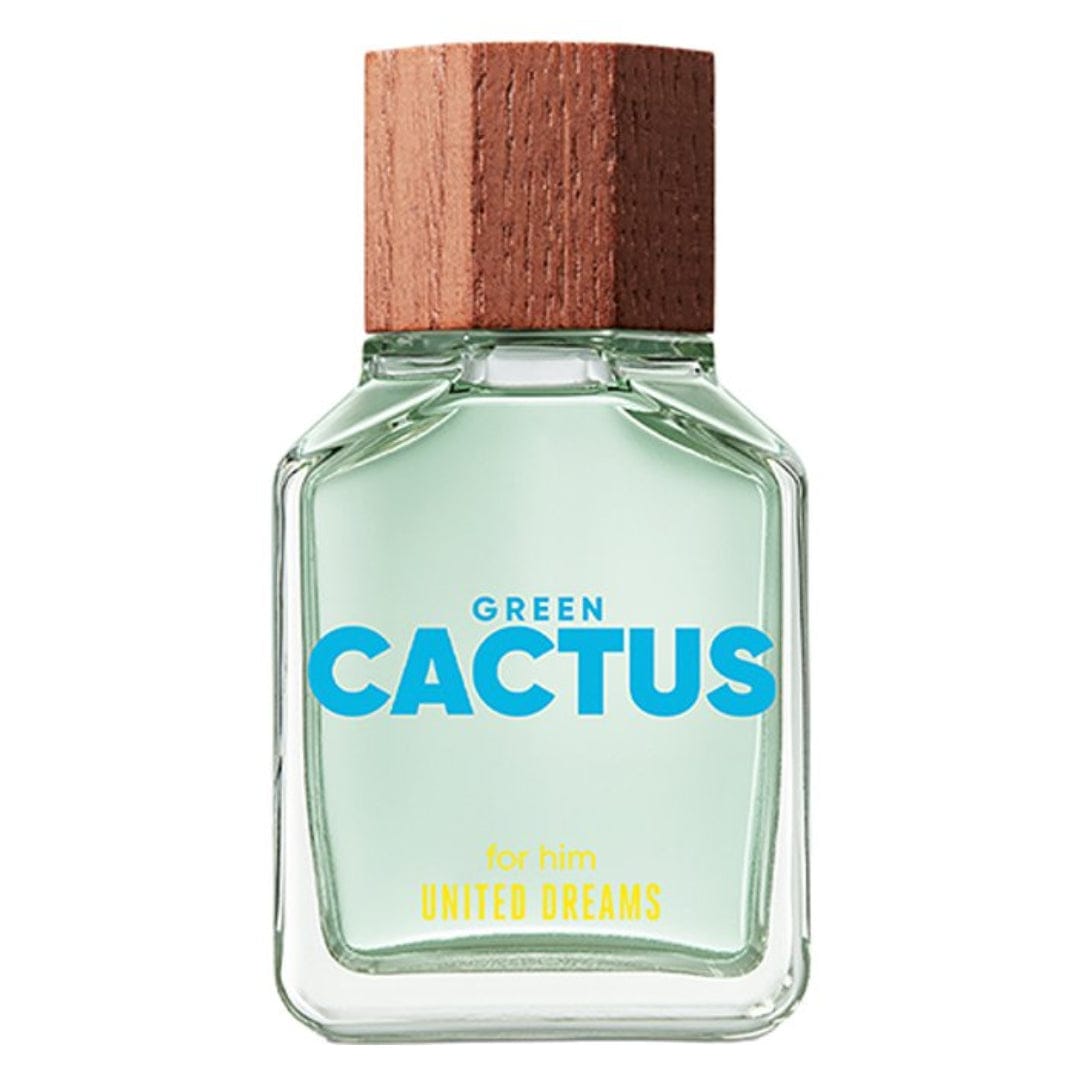 Benetton Colors Green Cactus for Him Men’s Perfume/Cologne For Men Eau de Toilette 3.4 oz Edt