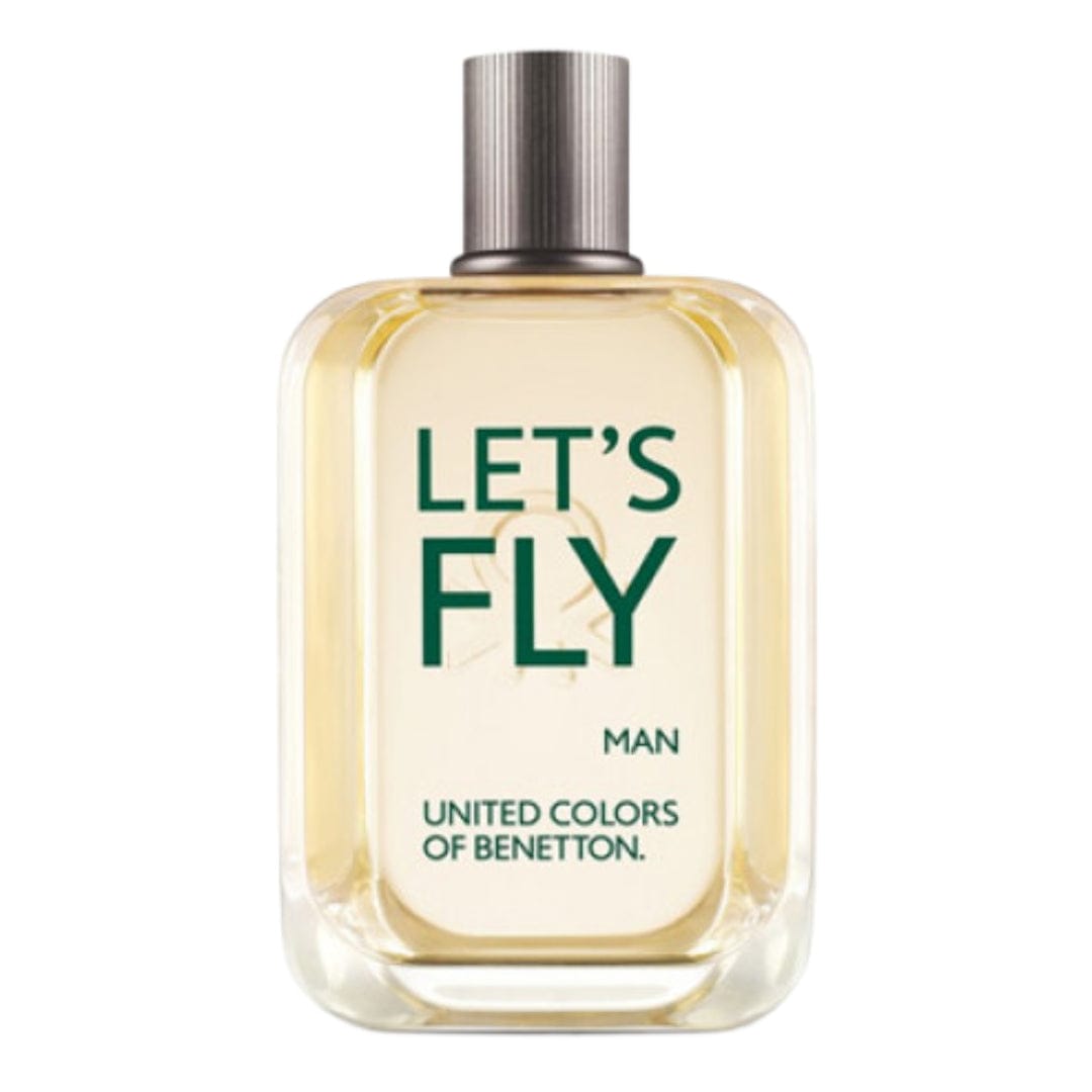 Benetton Colors Let's Fly Men’s Perfume/Cologne For Men Eau de Toilette 3.3 oz Edt