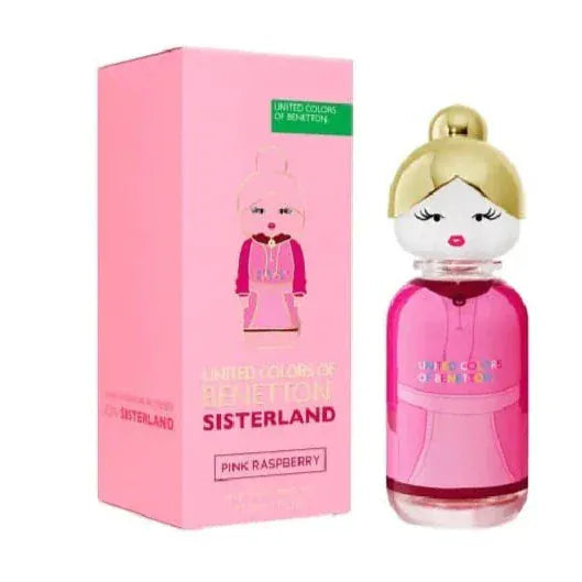 Benetton Colors Sisterland Pink Raspberry Woman Pink Women’s Perfume/Cologne For Women Eau de Toilette 2.7 oz Edt