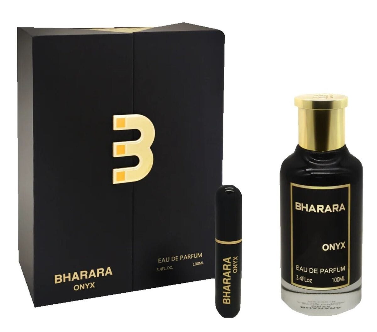 Bharara's Onyx Men’s Perfume/Cologne For Men Eau de Parfum 3.4 oz / Gift Set 3.4 oz Edp