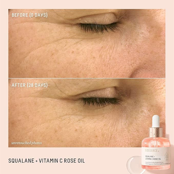 Biossance Squalane Vitamin C Rose Oil 30ml