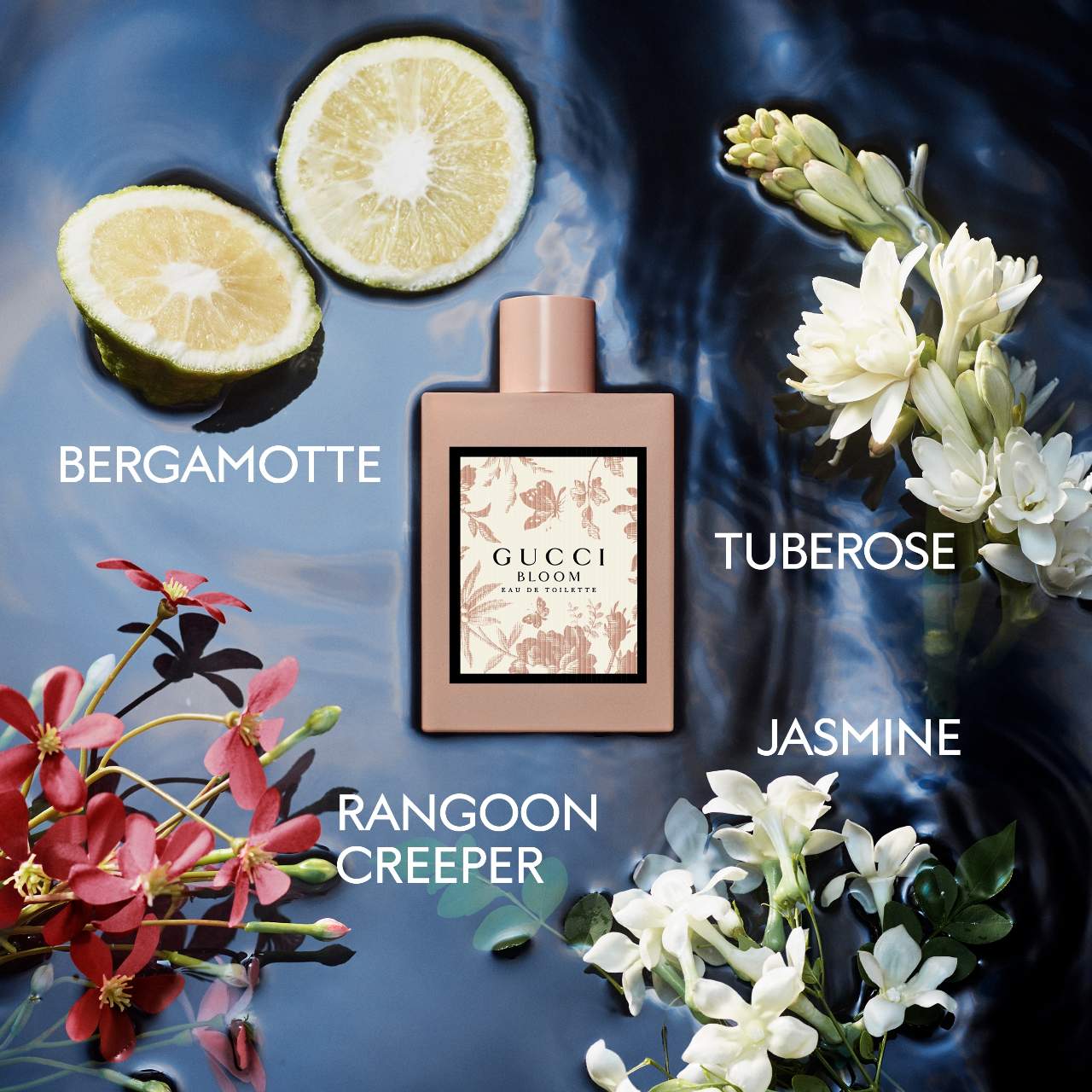Gucci Bloom Eau de Toilette with Jasmine, Tuberose, and Neroli - 100ml/3.3oz