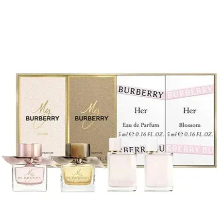 Burberry Gift Set For Her 4x0.16 oz