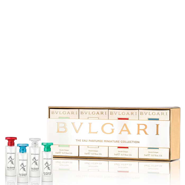 Bvlgari The Eau Perfumee Gift Set Miniature 4x0.17 Oz