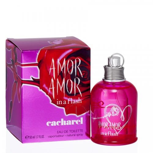 Cacharel Amor Amor In A Flash Perfume For Women Eau De Toilette Spray 1.7 Oz / 3.4 Oz