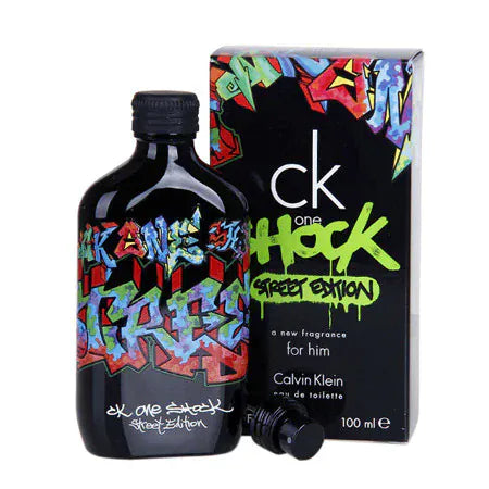 Calvin Klein CK One Shock Street Edition for Him For Men/Cologne For Men Eau de Toilette 3.4 Oz Edt