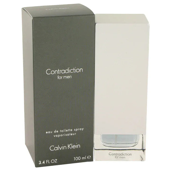 Calvin Klein Contradiction For Men/Cologne For Men Eau de Toilette 3.4 oz Edt