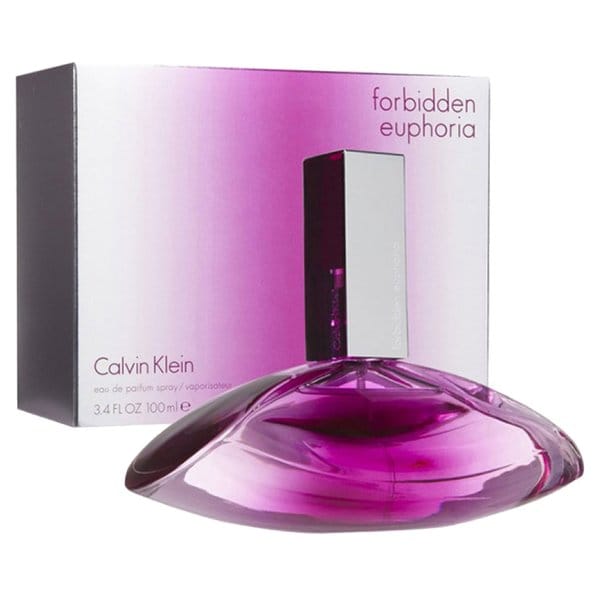 Calvin Klein Forbidden Euphoria Perfume For Women Eau De Parfum Spray 1.7 oz / 3.4 oz Edp