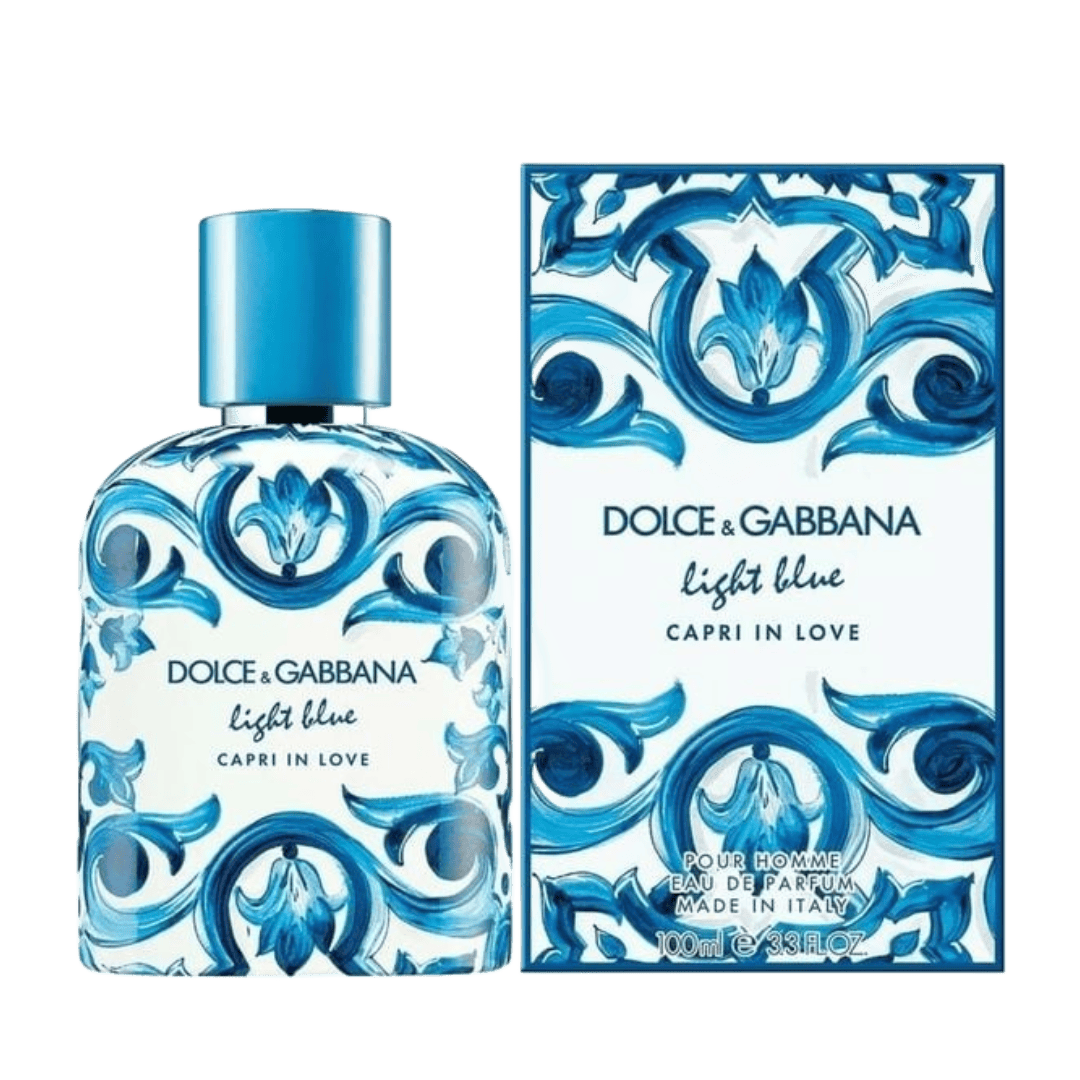 Dolce Gabbana Light Blue Pour Homme Capri in Love