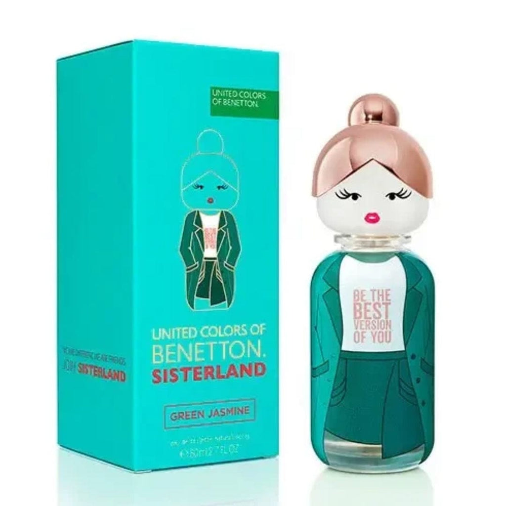 Colors of Benetton Sisterland Green Jasmine Women’s Perfume/Cologne For Women Eau de Toilette 2.7 oz Edt