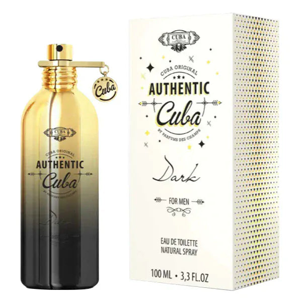 Cuba Paris Cuba Authentic Dark Men’s Perfume/Cologne For Men Eau de Toilette 3.3 oz Edt