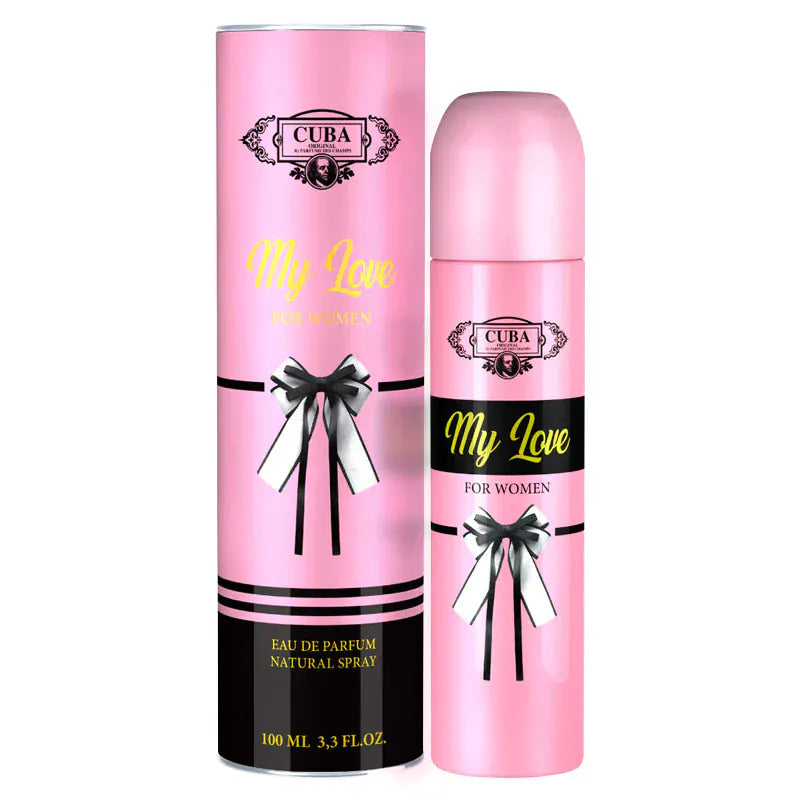 Cuba Paris Cuba My Love Women’s Perfume/Cologne For Women Eau de Parfum 3.4 oz Edp