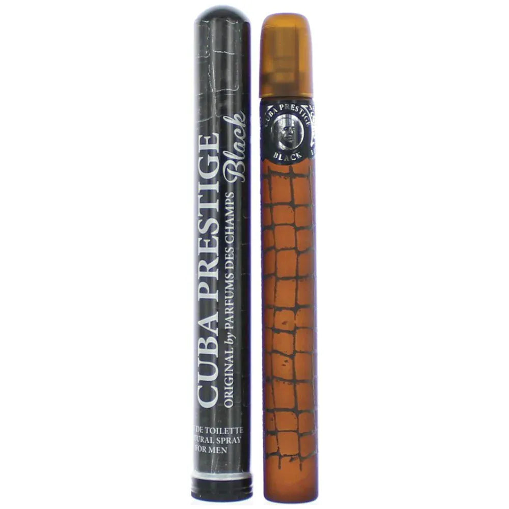 Cuba Paris Cuba Prestige Black Men’s Perfume/Cologne For Men Eau de Toilette 1.17 oz Edt