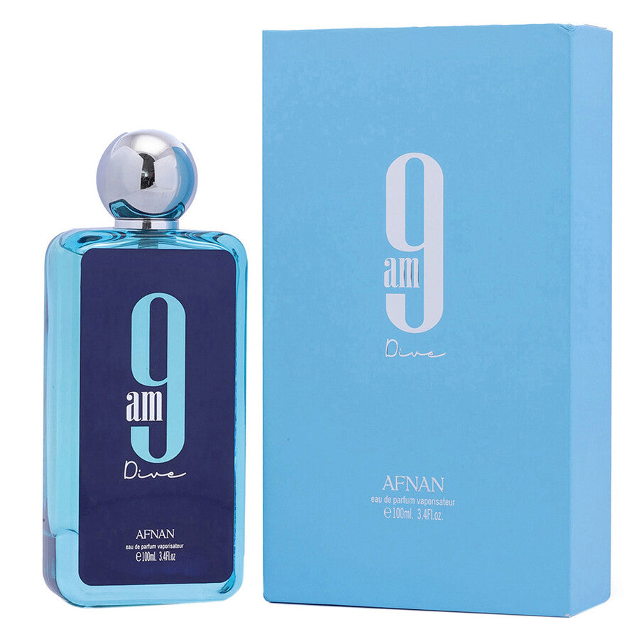 Afnan Perfumes  9 AM Dive-  EDP SPRAY 3.4 Ounce (100ml) Unisex- Long Lasting