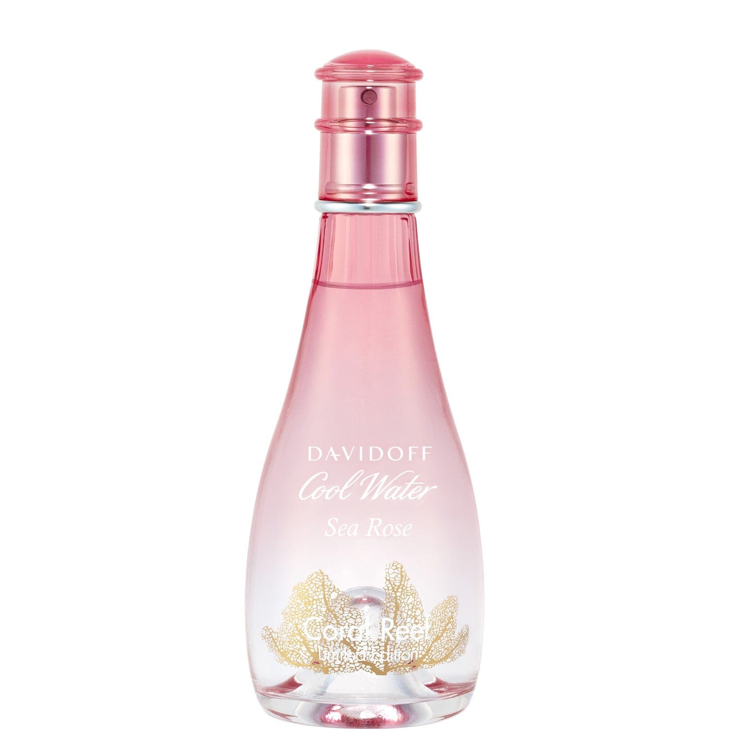 Davidoff Cool Water Sea Rose Coral Reef Edition  Perfume For Women Eau De Toilette Spray 3.4 Oz