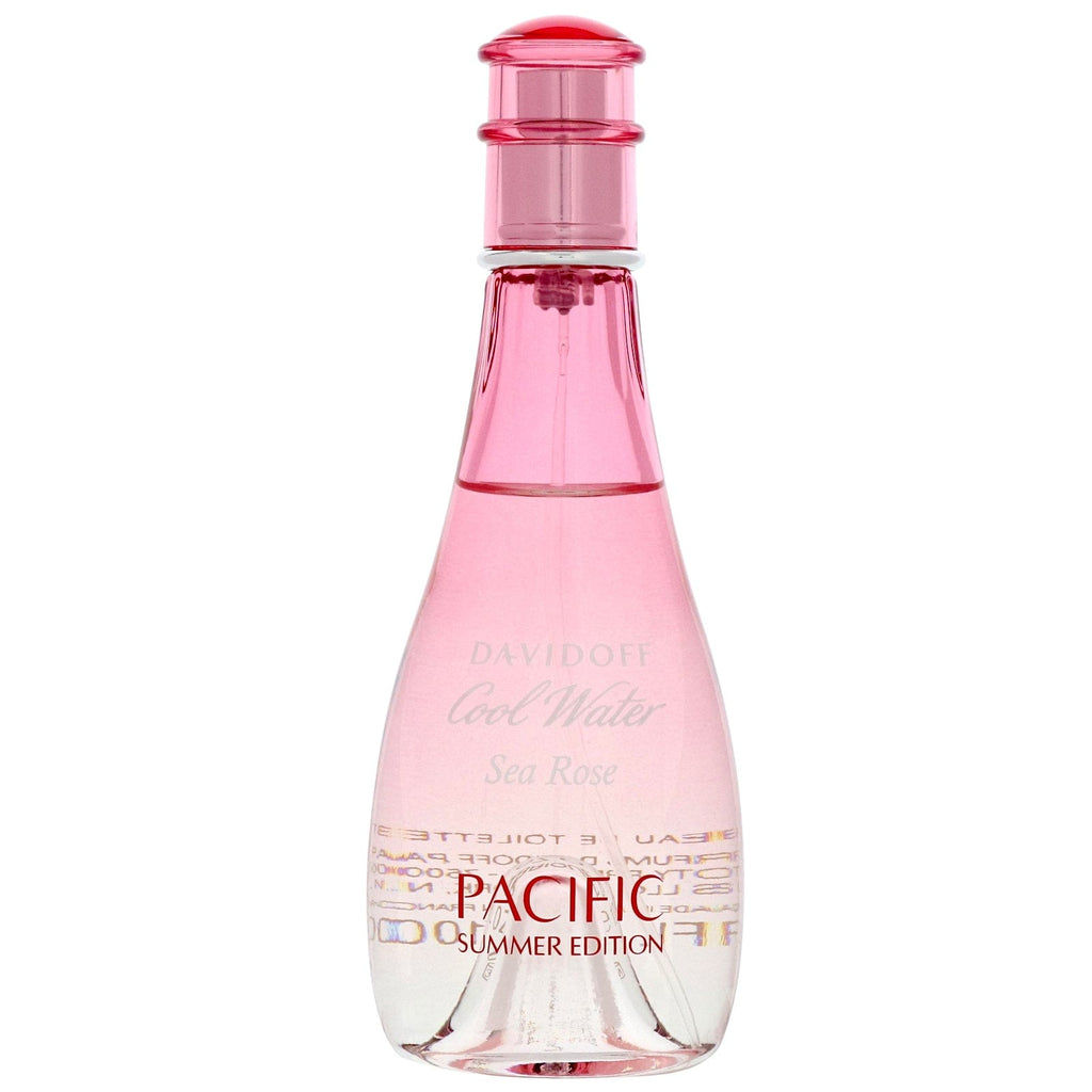 Davidoff Cool Water Sea Rose Pacific Summer Edition Perfume For Women Eau De Toilette Spray 3.4 Oz