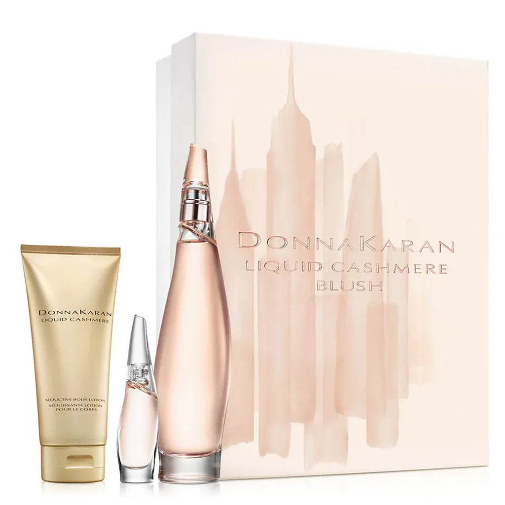 Donna Karan Liquid Cashmere Blush Women’s Perfume/Cologne For Women Eau de Parfum 3.4 oz / Gift Set 3.4 oz  Edp