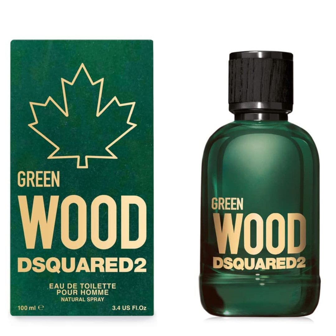 DSQUARED² Green Wood Men’s Perfume/Cologne For Men Eau de Toilette 3.4 oz / Gift Set 3.4 ozEdt