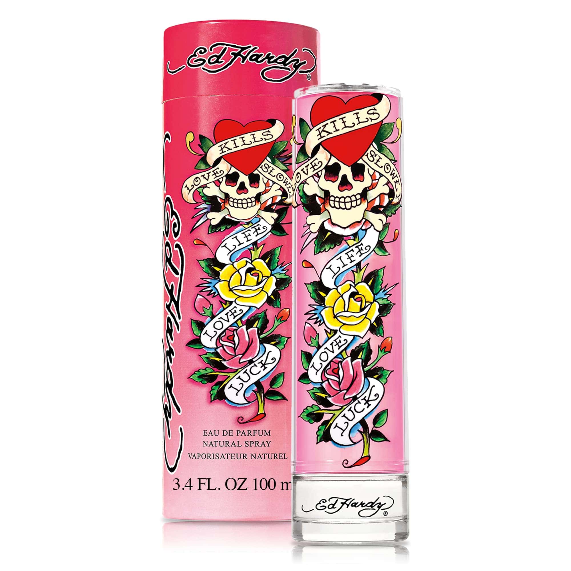 Ed Hardy Women’s Perfume/Cologne For Women Eau de Parfum 3.4 oz / 6.7 oz / Gift Set 3.4 oz Edp