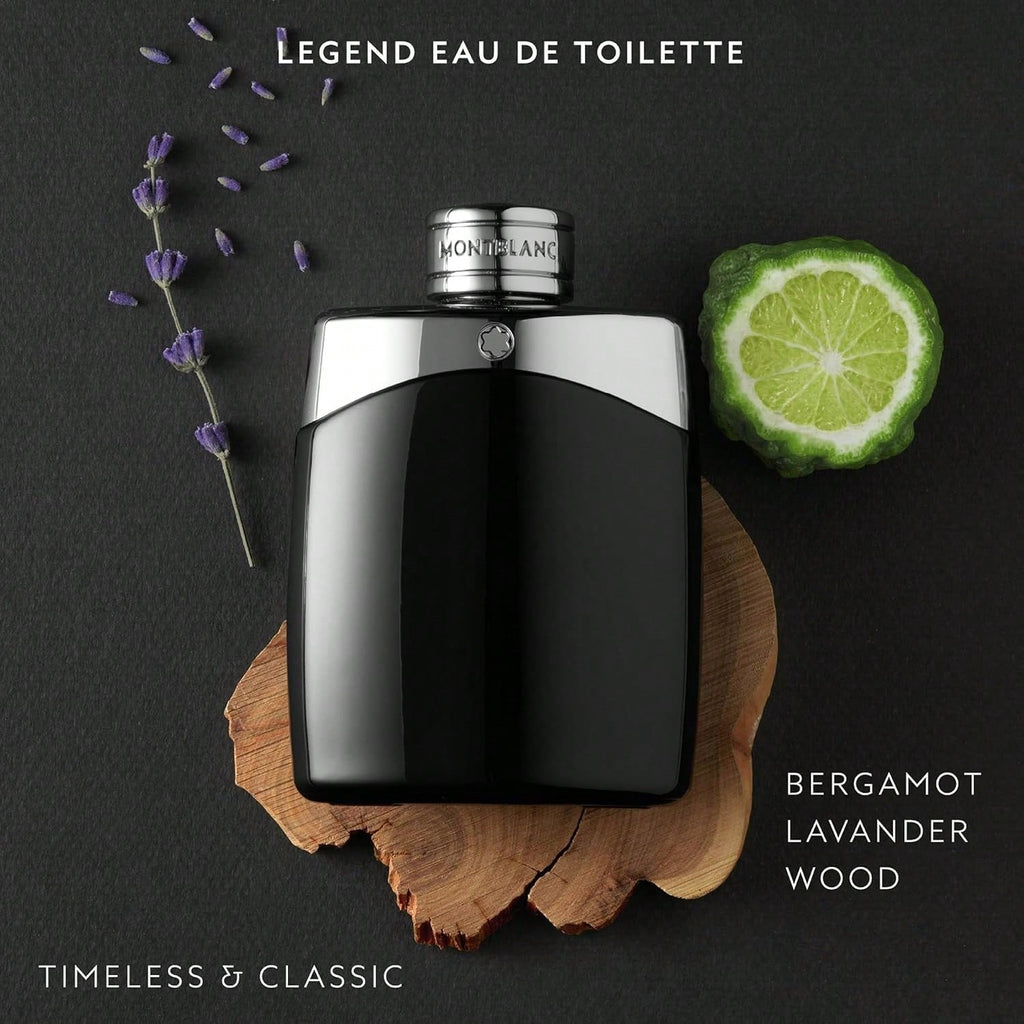 Montblanc Legend Eau de Toilette - Men's Fragrance - Fresh & Fougere - With notes of Bergamot, Jasmine & Sandalwood - 100ml/3.3floz