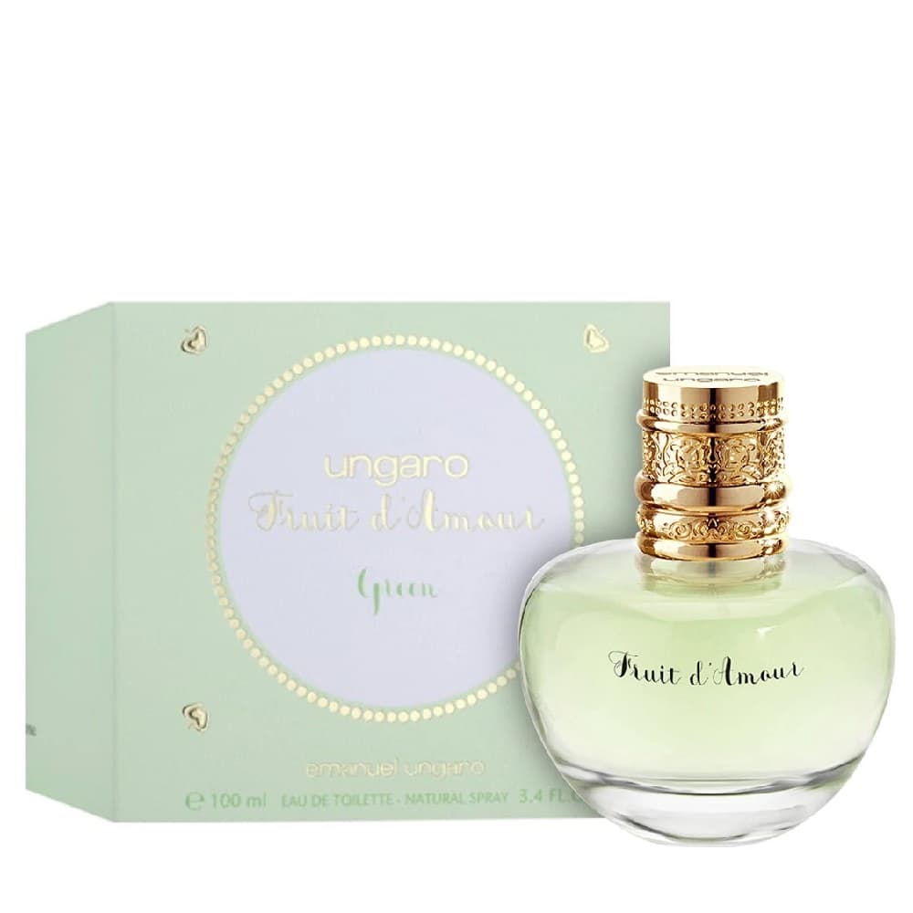 Emanuel Ungaro Fruit d'Amour Green Women’s Perfume/Cologne For Women Eau de Toilette 3.4 oz Edt