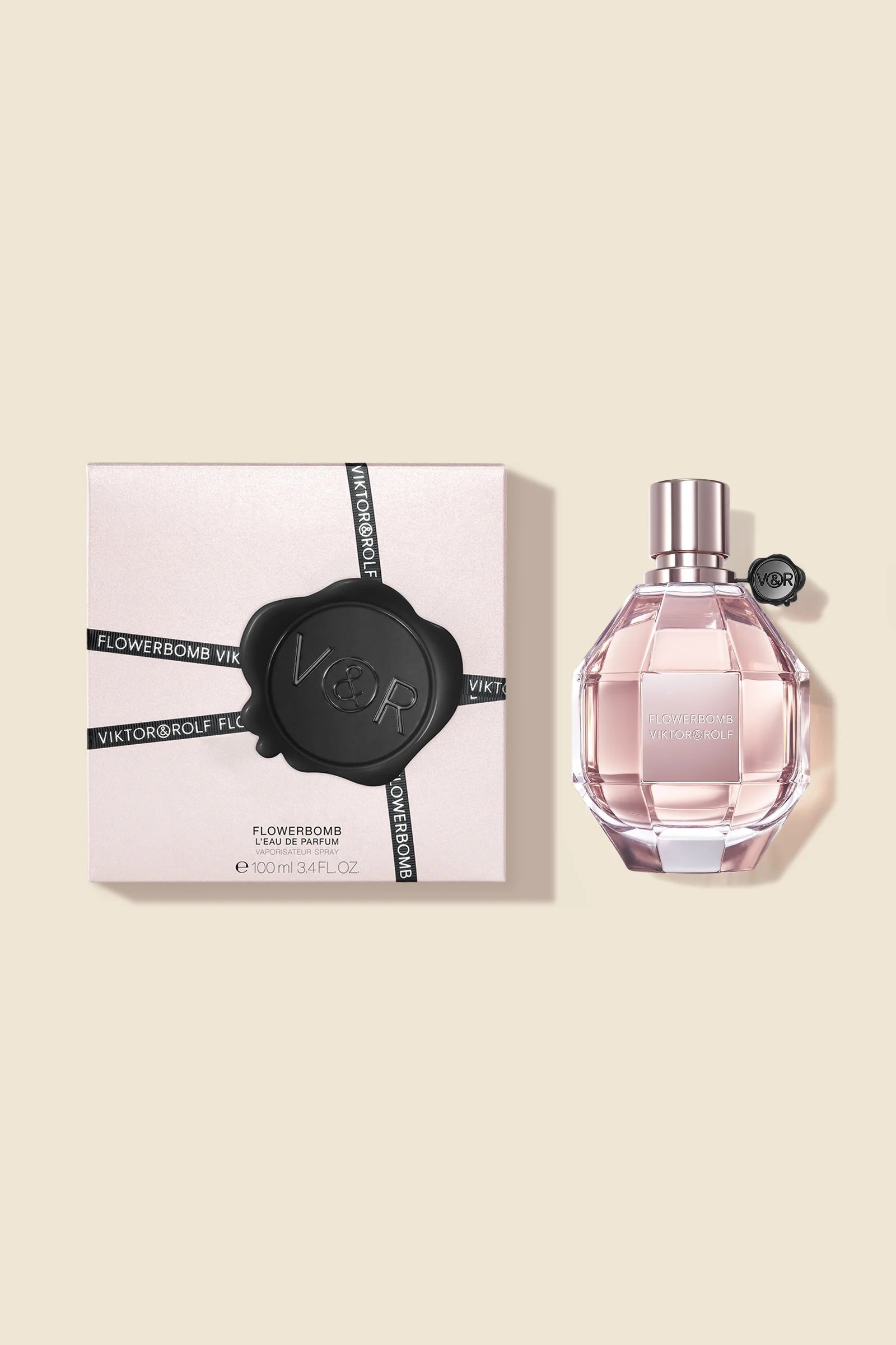 Viktor&Rolf Flowerbomb Eau de Parfum with Vanilla & Jasmine - 100ml/3.4fl.oz