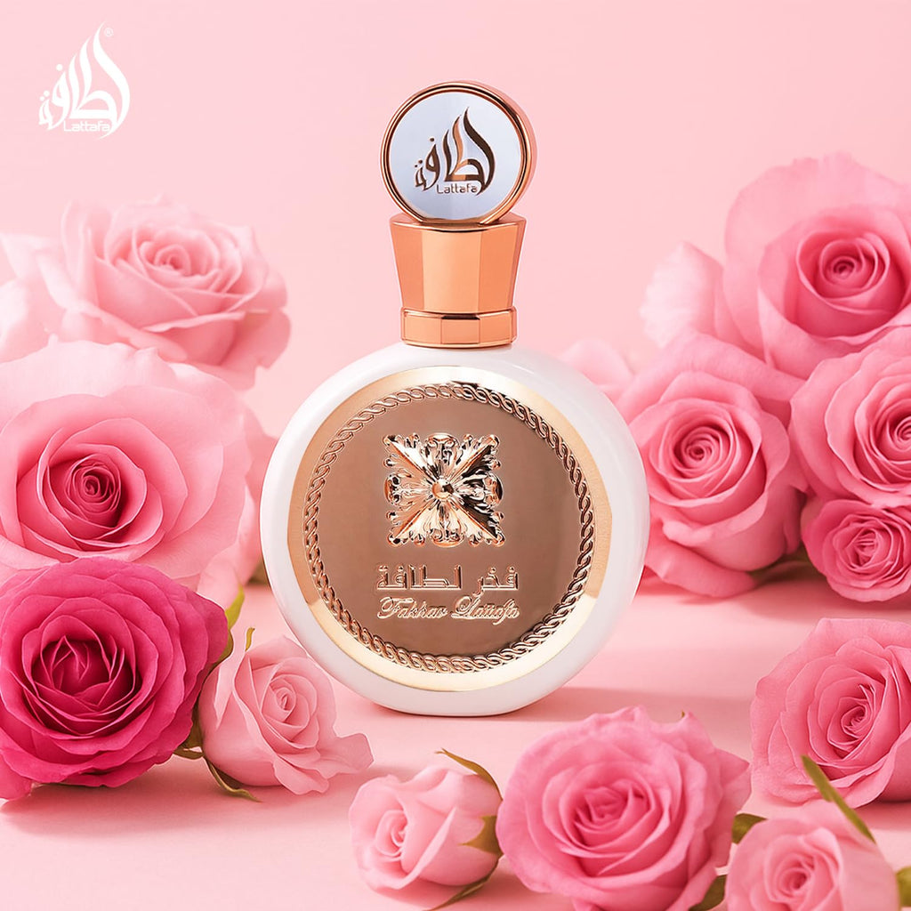 Lattafa Fakhar Eau de Parfum Long-Lasting Fragrance for Women - Floral, Fruity Fresh, Sweet - 3.40 Ounce / 100 ml