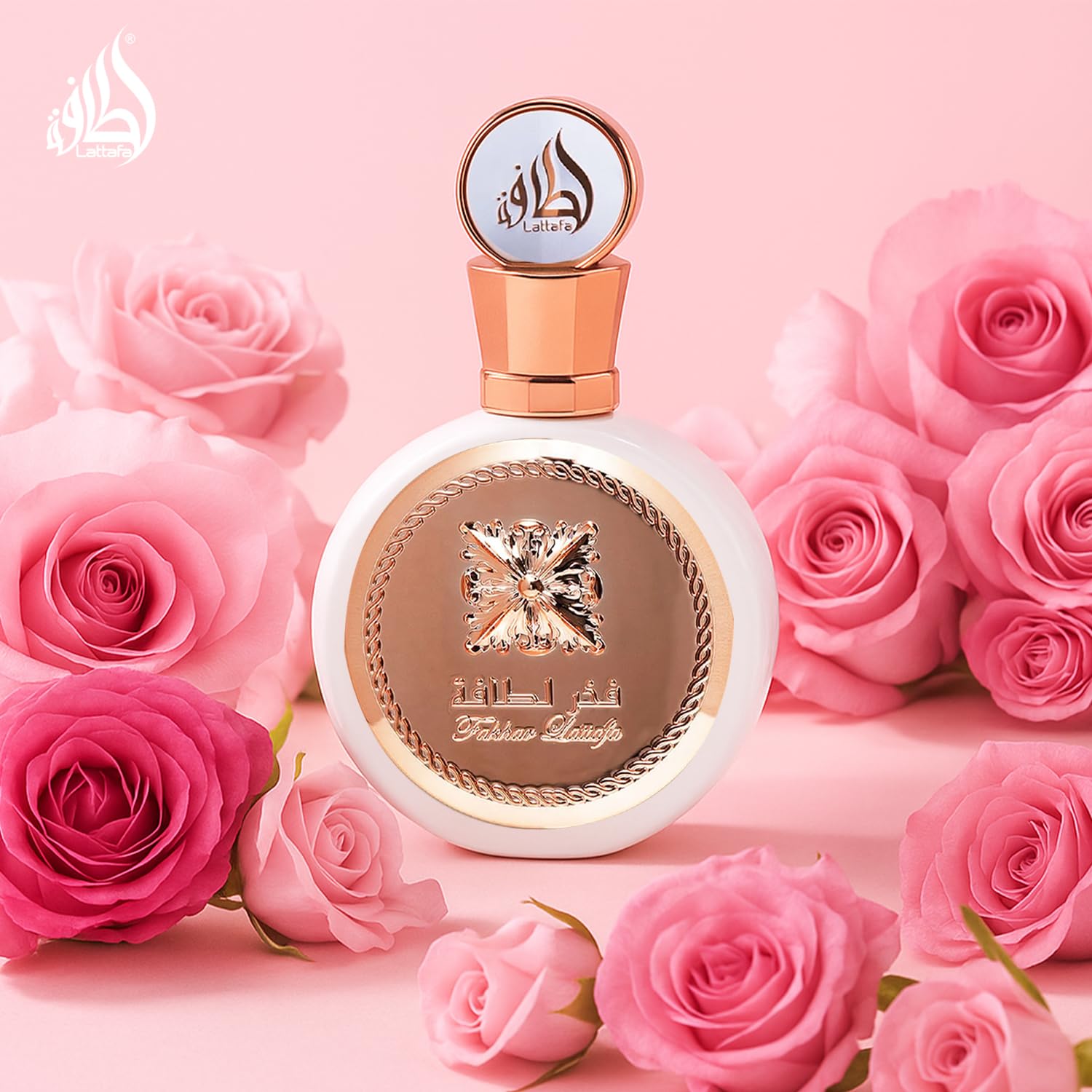 Lattafa Fakhar Eau de Parfum Long-Lasting Fragrance for Women - Floral, Fruity Fresh, Sweet - 3.40 Ounce / 100 ml