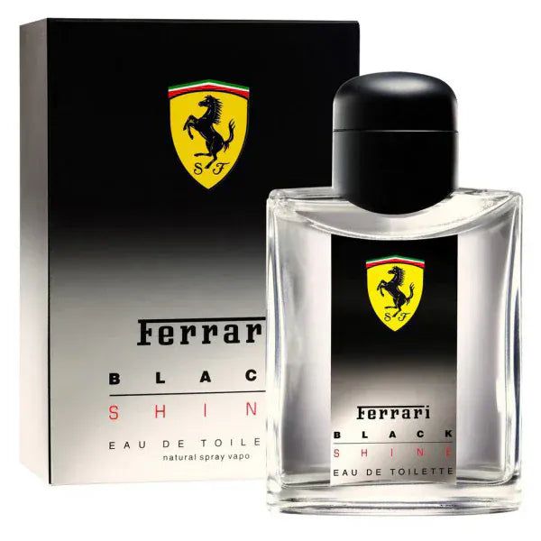 Ferrari Ferrari Black Shine Men’s Perfume/Cologne For Men Eau de Toilette 4.2 Oz Edt