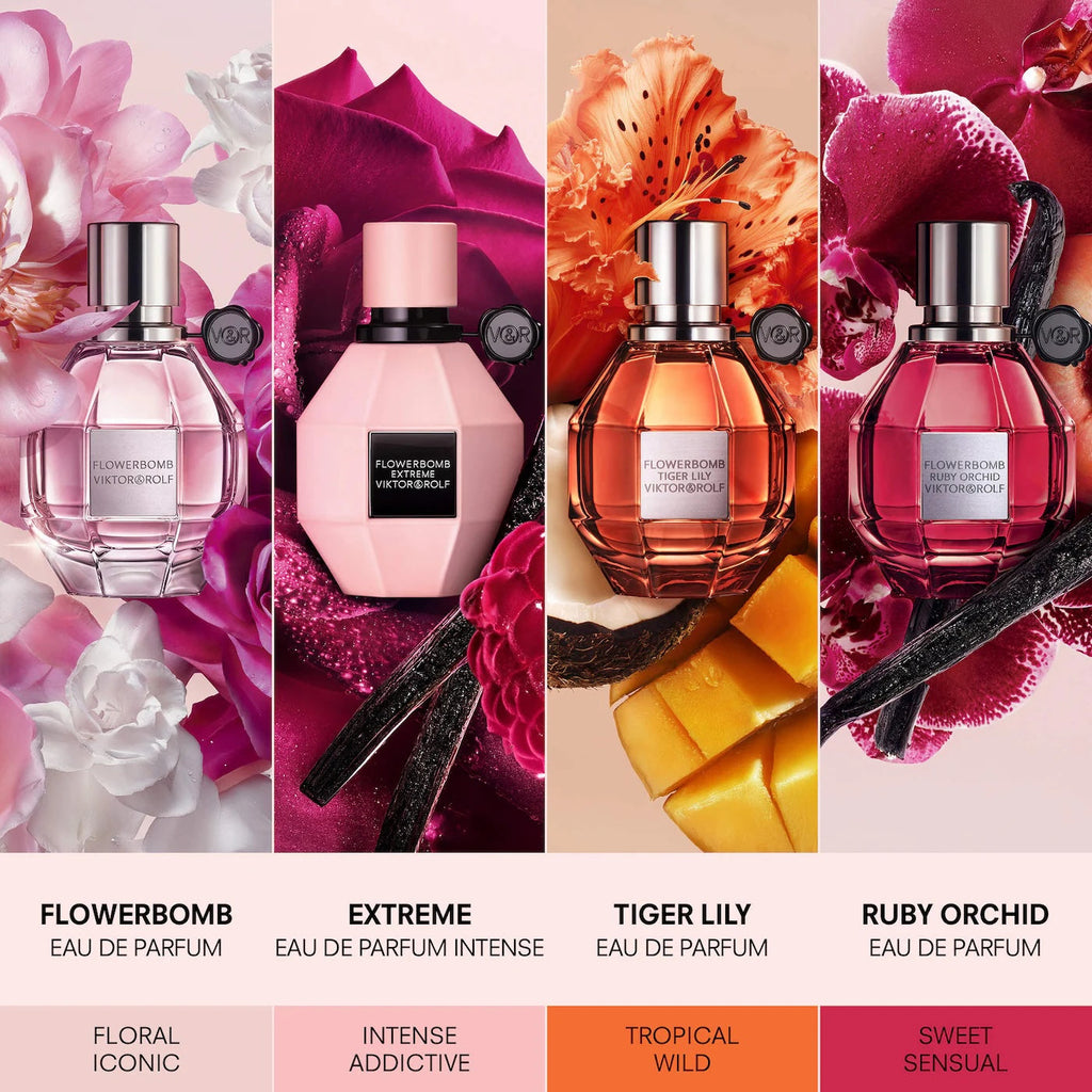 Viktor&Rolf Flowerbomb Extreme Eau de Parfum Intense with Raspberry & Vanilla - 100ml/3.4fl.oz