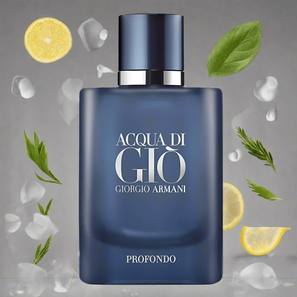 Giorgio Armani Acqua Di Gio Profondo Men's Perfume/Cologne For Men Eau De Parfum 1.4 oz / 1.6 oz / 2.5 oz / 3.3 oz / 4.2 oz / 6.8 oz / Gift set 4.2 oz / Refill 5.2 oz Edp