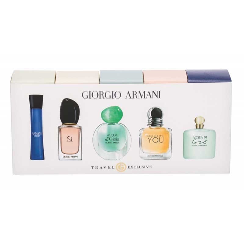 Giorgio Armani Gift Set Miniature 5x0.24 oz