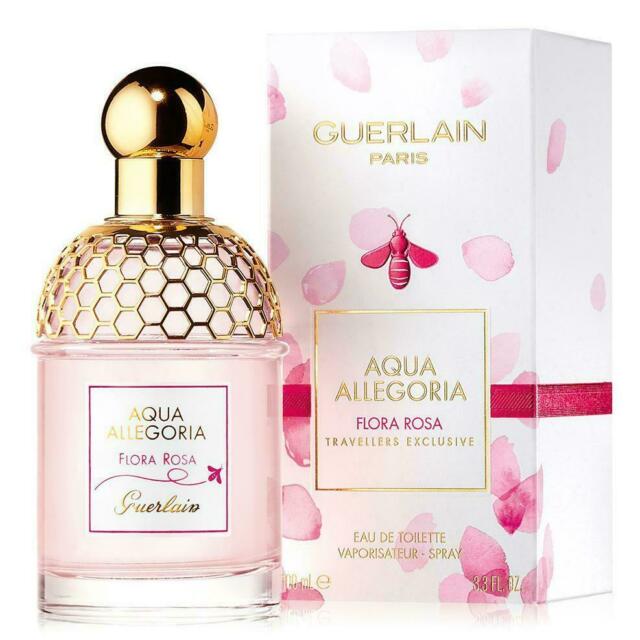 Guerlain Aqua Allegoria Flora Rosa Women's Perfume/Cologne For Women Eau De Toilette 3.3 oz Edt