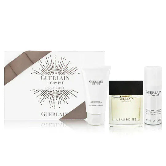Guerlain Guerlain Homme L'Eau Boisée Cologne For Men Eau De Toilette Spray 3.3 Oz / Gift Set 2.7 Oz Edt